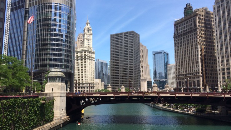 A sunny day in Chicago